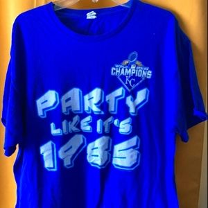 Kansas City Royals 2015 World Series Tshirt-XL